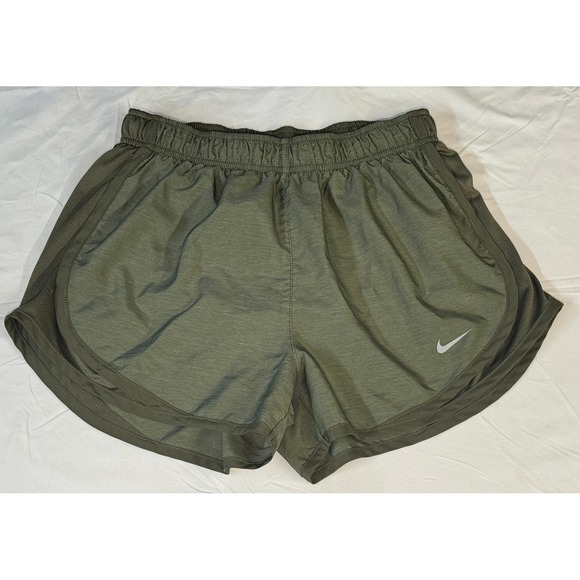 Nike Pants - Nike Womens Dri-FIT Tempo Running Shorts Olive Green Heather CU8890-222 Small